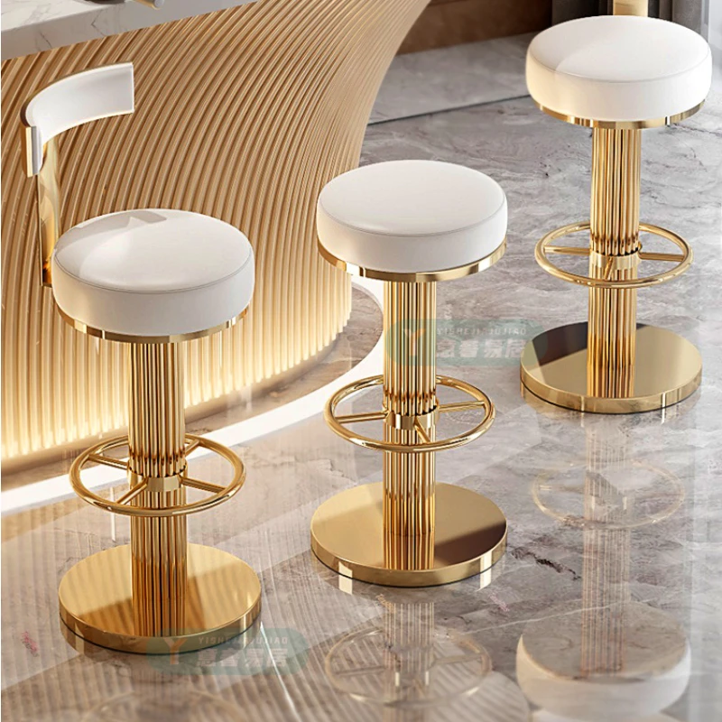 Light Luxury Modern Minimalist Bar Chair With Adjustable Rotating Comfortable Backrest High Foot Chair Nordic Design Furniture
Light Luxury Modern Minimalist Bar Chair With Adjustable Rotating Comfortable Backrest High Foot Chair Nordic Design Furniture