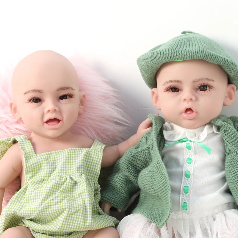 Herpinker 18.5'' Full Body Silicone Reborn Baby Doll 3D Painted Newborn Solid Dolls For Children Gift Reborn Corpo De Silicone
Herpinker 18.5'' Full Body Silicone Reborn Baby Doll 3D Painted Newborn Solid Dolls For Children Gift Reborn Corpo De Silicone