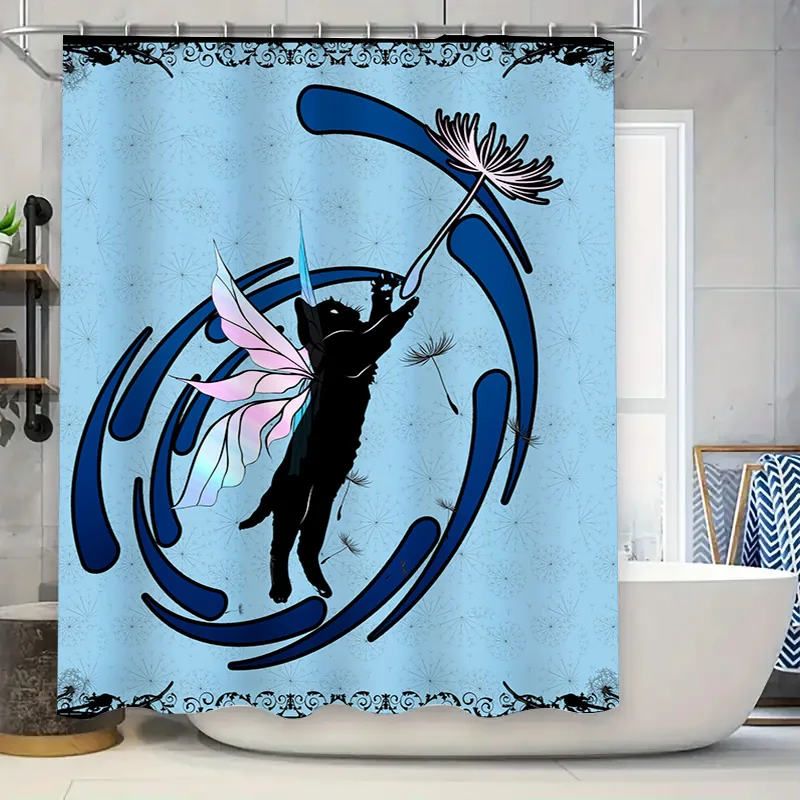 Причудливый кот с цветочной занавеской для душа, детский декор для ванной комнаты, синий набор ковриков для ванной с изображением одуванчика для украшения дома, бесплатная доставка
Причудливый кот с цветочной занавеской для душа, детский декор для ванной комнаты, синий набор ковриков для ванной с изображением одуванчика для украшения дома, бесплатная доставка