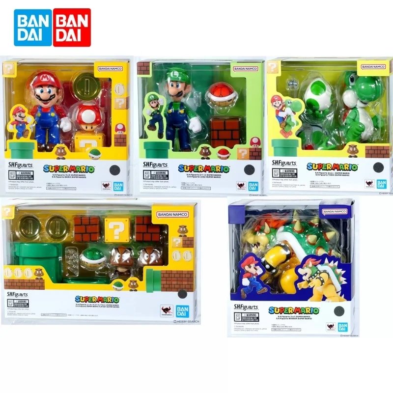 Bandai Original In-Stock Mario Luigi Super Mario Series SHF Articulated Action Figures Game Scene Accessories Model Toys Gifts
Bandai Original In-Stock Mario Luigi Super Mario Series SHF Articulated Action Figures Game Scene Accessories Model Toys Gifts