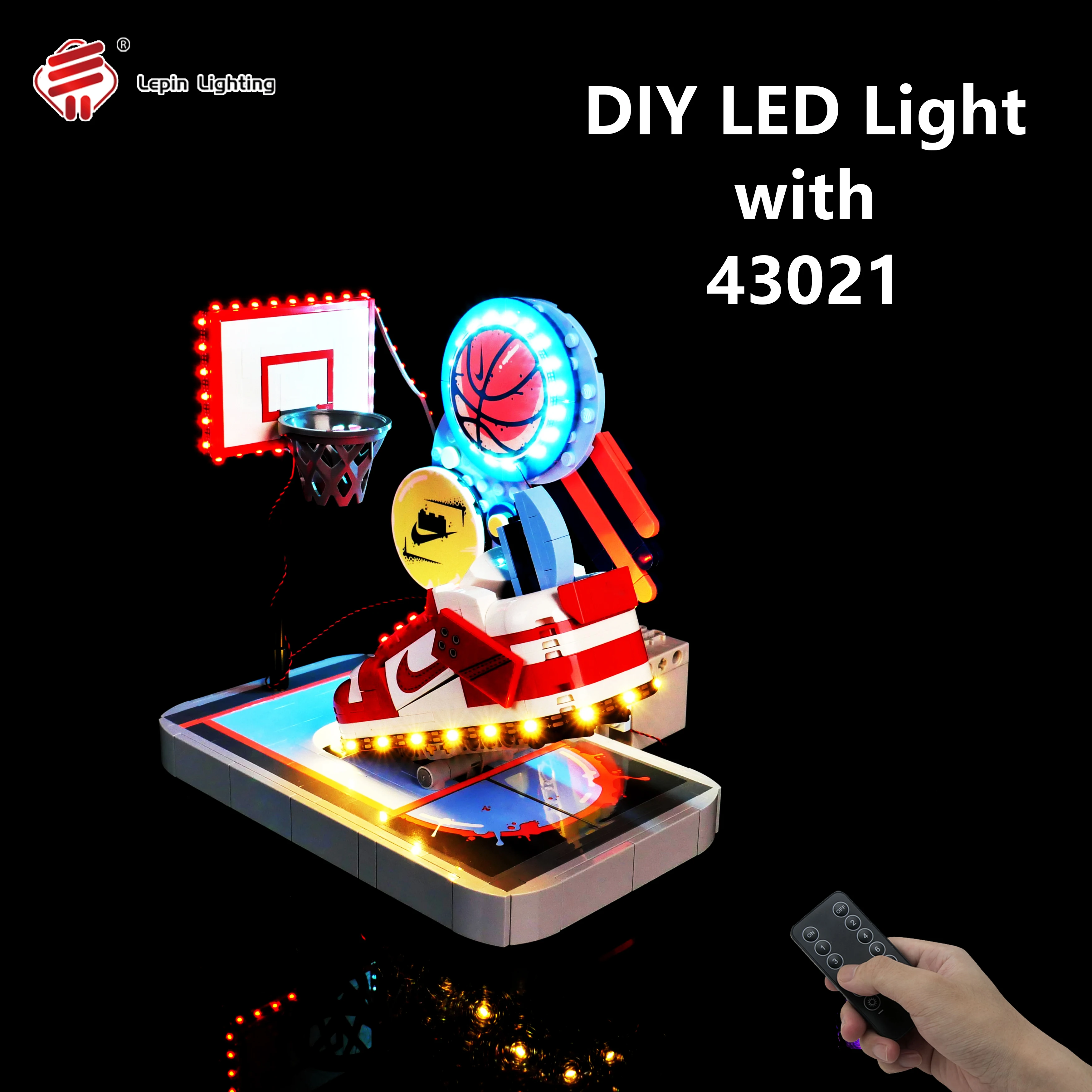 DIY LED Lighting Kit for 43021 Creative Sneaker Building Blocks Remote Control Lights Accessories for Display Decoration
DIY LED Lighting Kit for 43021 Creative Sneaker Building Blocks Remote Control Lights Accessories for Display Decoration
