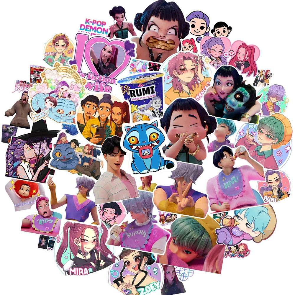 61PCS KPop Demon Hunters Waterproof Graffiti Stickers Skateboard Luggage DIY Stickers Water Bottles Laptop Stickers Decoration
61PCS KPop Demon Hunters Waterproof Graffiti Stickers Skateboard Luggage DIY Stickers Water Bottles Laptop Stickers Decoration