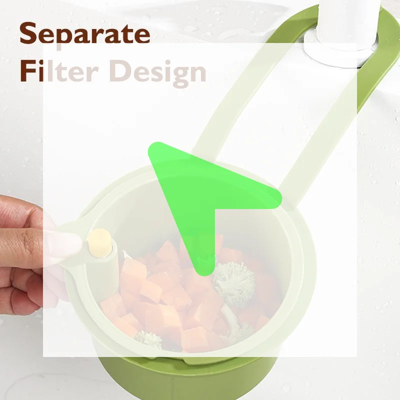 Creative Kitchen Sink Hanging Strainer Basket Detachable Openable Bottom Cover Kitchen Garbage Filter Quickly Drain Clean Rack
Creative Kitchen Sink Hanging Strainer Basket Detachable Openable Bottom Cover Kitchen Garbage Filter Quickly Drain Clean Rack