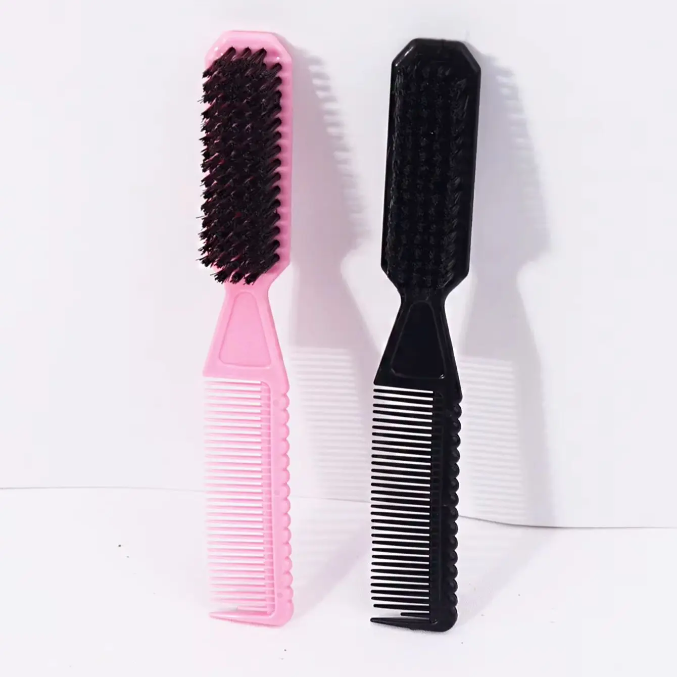 Professional hair comb brush set, dual head design, combing hair smoothly, edge brush cleaning, special for real hair wigs
Professional hair comb brush set, dual head design, combing hair smoothly, edge brush cleaning, special for real hair wigs