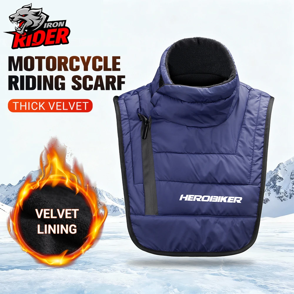 Winter Motorcycle Warm Neck Windproof Warm Off-road Riding Cold Neck Winter Skiing Electric Bike Riding Rider Warm Neck