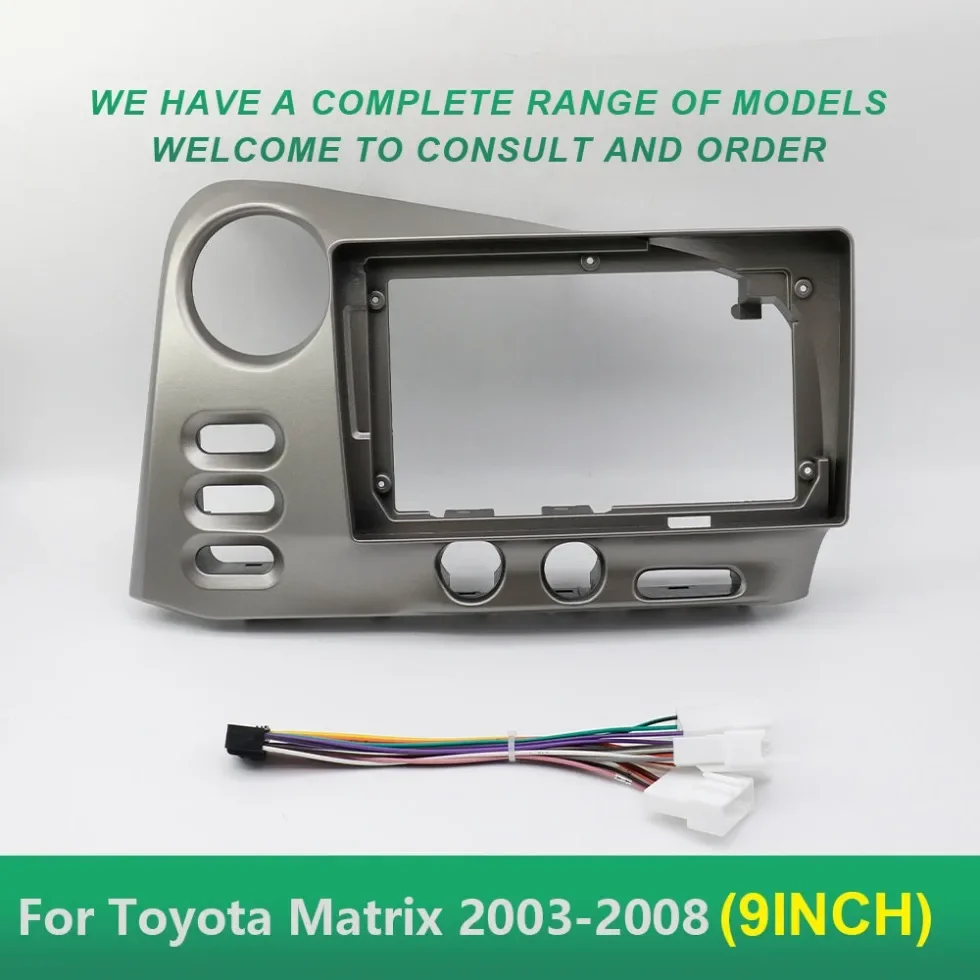 9 Inch Frame Auto Radio Fascia For Toyota Matrix 2003-2008 Head Unit Radio Dashboard GPS Stereo Panel Mounting 2 Din DVD Trim
9 Inch Frame Auto Radio Fascia For Toyota Matrix 2003-2008 Head Unit Radio Dashboard GPS Stereo Panel Mounting 2 Din DVD Trim