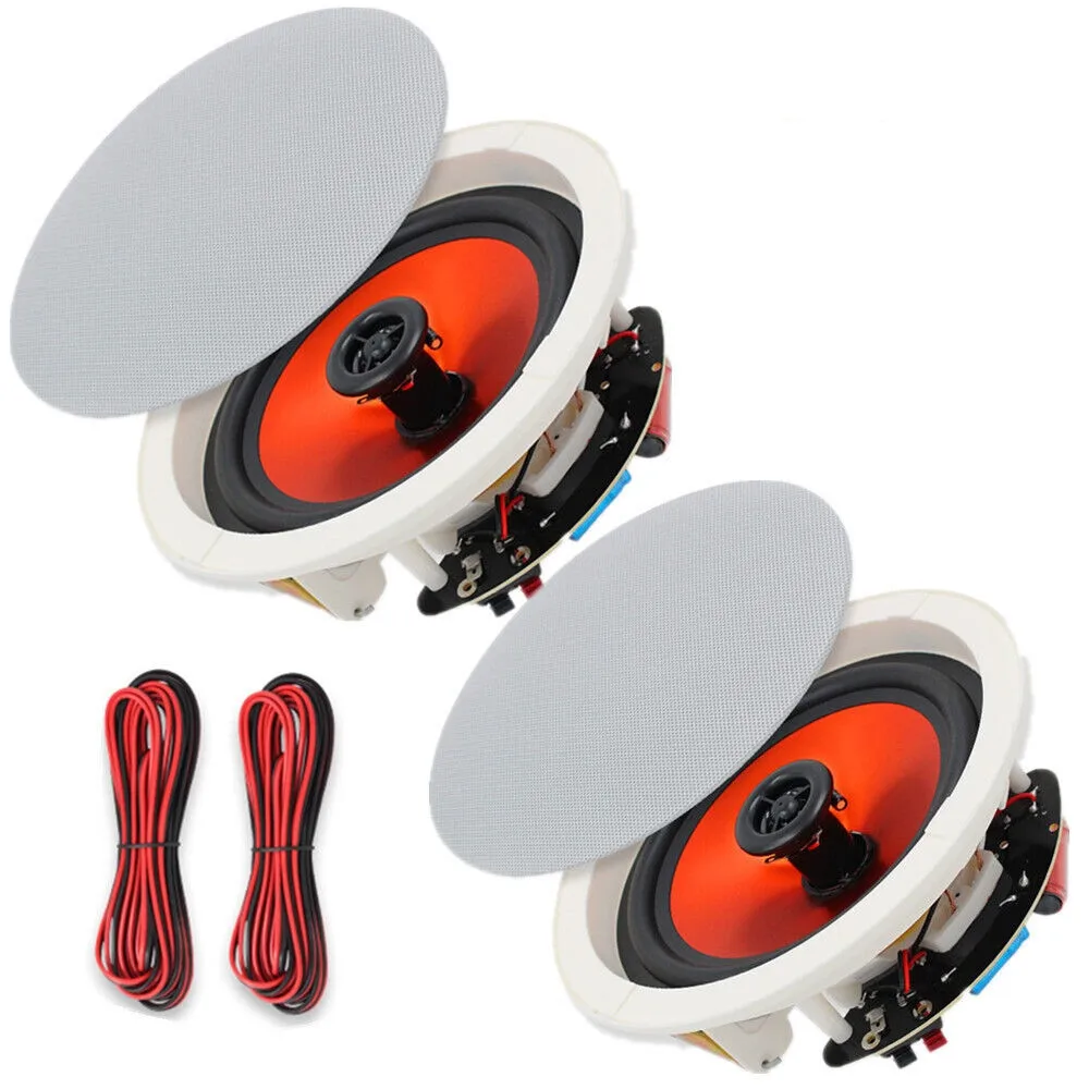 Herdio 6.5” Flush Mount In-Ceiling Speakers 2-Way Passive Speaker System 300 Watts Great For Bathroom Humid Indoor Outdoor Home
Herdio 6.5” Flush Mount In-Ceiling Speakers 2-Way Passive Speaker System 300 Watts Great For Bathroom Humid Indoor Outdoor Home