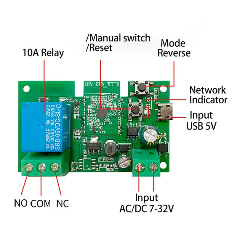 Wi-Fi умный переключатель Ewelink DIY таймер 1CH 7-32 В RF433 2,4G Wi-Fi Smartlife модуль домашней автоматизации для Alexa Google Home белый
Wi-Fi умный переключатель Ewelink DIY таймер 1CH 7-32 В RF433 2,4G Wi-Fi Smartlife модуль домашней автоматизации для Alexa Google Home белый
