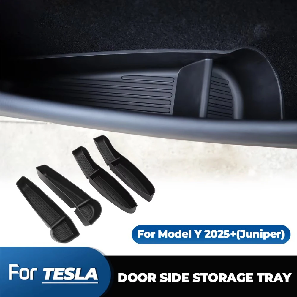 4PCS For Model Y Juniper 2025 Side Door Storage Box TPE Non-Slip Front Door Handle Decoration Black
4PCS For Model Y Juniper 2025 Side Door Storage Box TPE Non-Slip Front Door Handle Decoration Black