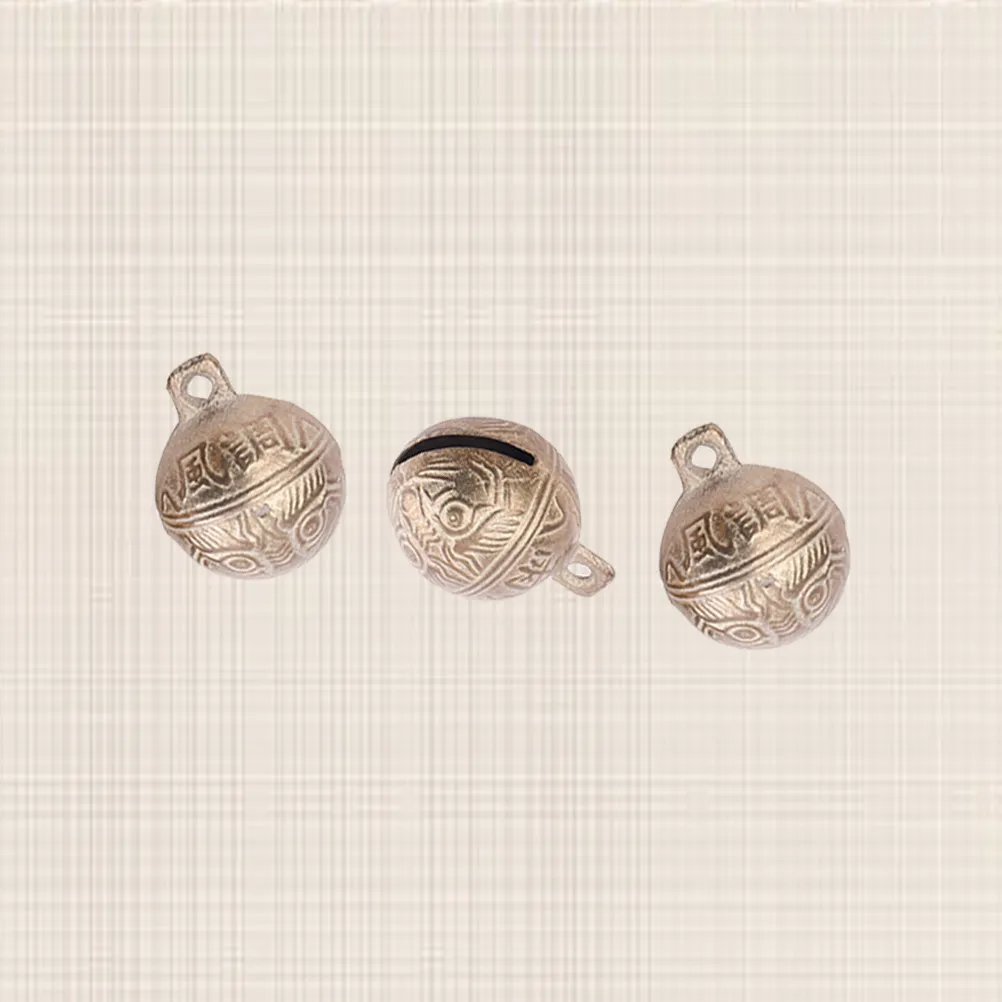3Pcs Tiger Head Bells Accessories Vintage Bronze Color Creative Wind Chime DIY Small Jingle Bells Copper Jewelry Ornaments
3Pcs Tiger Head Bells Accessories Vintage Bronze Color Creative Wind Chime DIY Small Jingle Bells Copper Jewelry Ornaments