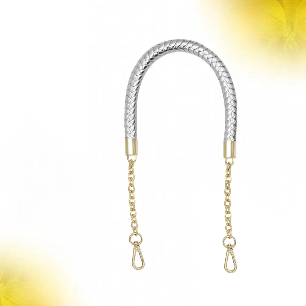 Thickened PU Chain Strap for Handbag Replacement Metal Buckle Handles Tote Bag DIY Accessories Silver Handbag Handle
Thickened PU Chain Strap for Handbag Replacement Metal Buckle Handles Tote Bag DIY Accessories Silver Handbag Handle