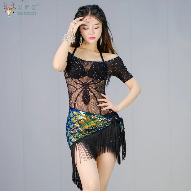Belly Dance Performance Belt for Women's Mermaid Glitter Tassel Triangle Hip Scarf Oriental Dancing Practice Fart Curtain
Belly Dance Performance Belt for Women's Mermaid Glitter Tassel Triangle Hip Scarf Oriental Dancing Practice Fart Curtain