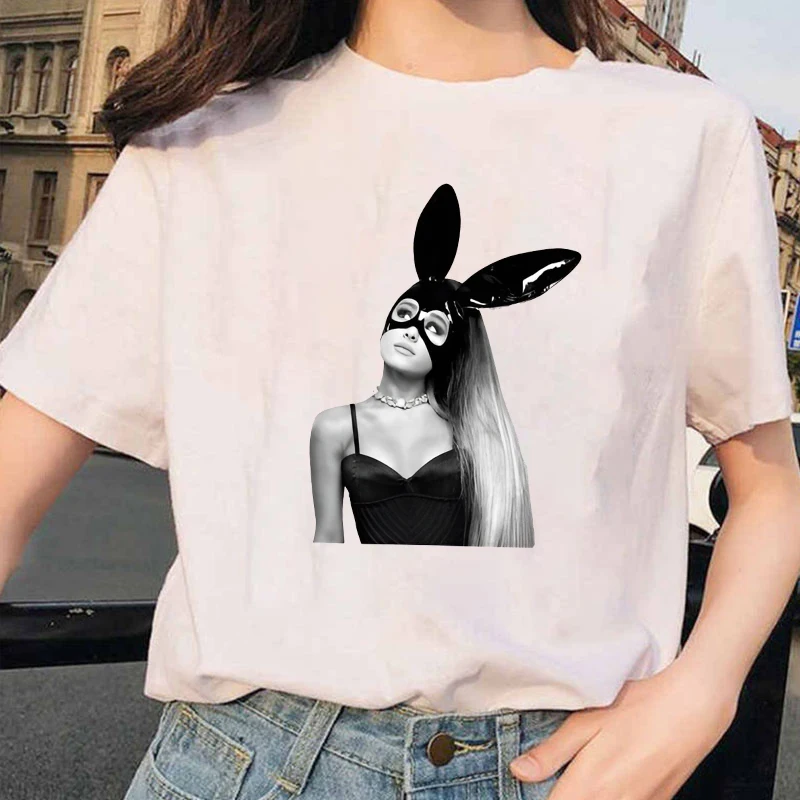 New Fashion Rabbit Printed Short Sleeve Rapper T-shirt Hip Hop Women Summer Casual T-shirts Creative Personalized Tee Tops
New Fashion Rabbit Printed Short Sleeve Rapper T-shirt Hip Hop Women Summer Casual T-shirts Creative Personalized Tee Tops