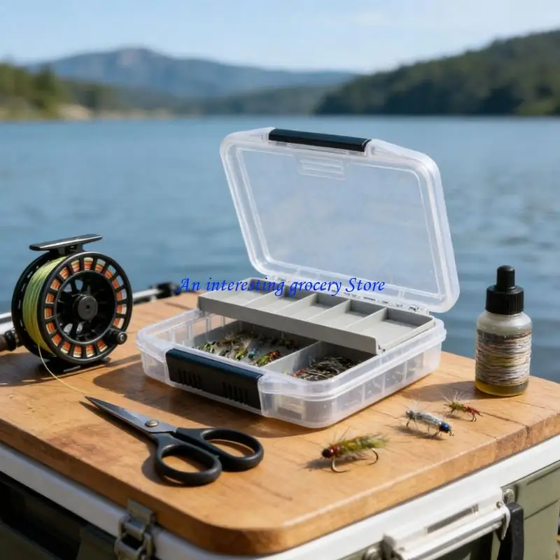 652D Fly Box with Sponge Pad Fishing Tackle Tool Fishing Tackle Box Clear Flipped Lures Case Fly Fishing Baits Storage Box
652D Fly Box with Sponge Pad Fishing Tackle Tool Fishing Tackle Box Clear Flipped Lures Case Fly Fishing Baits Storage Box