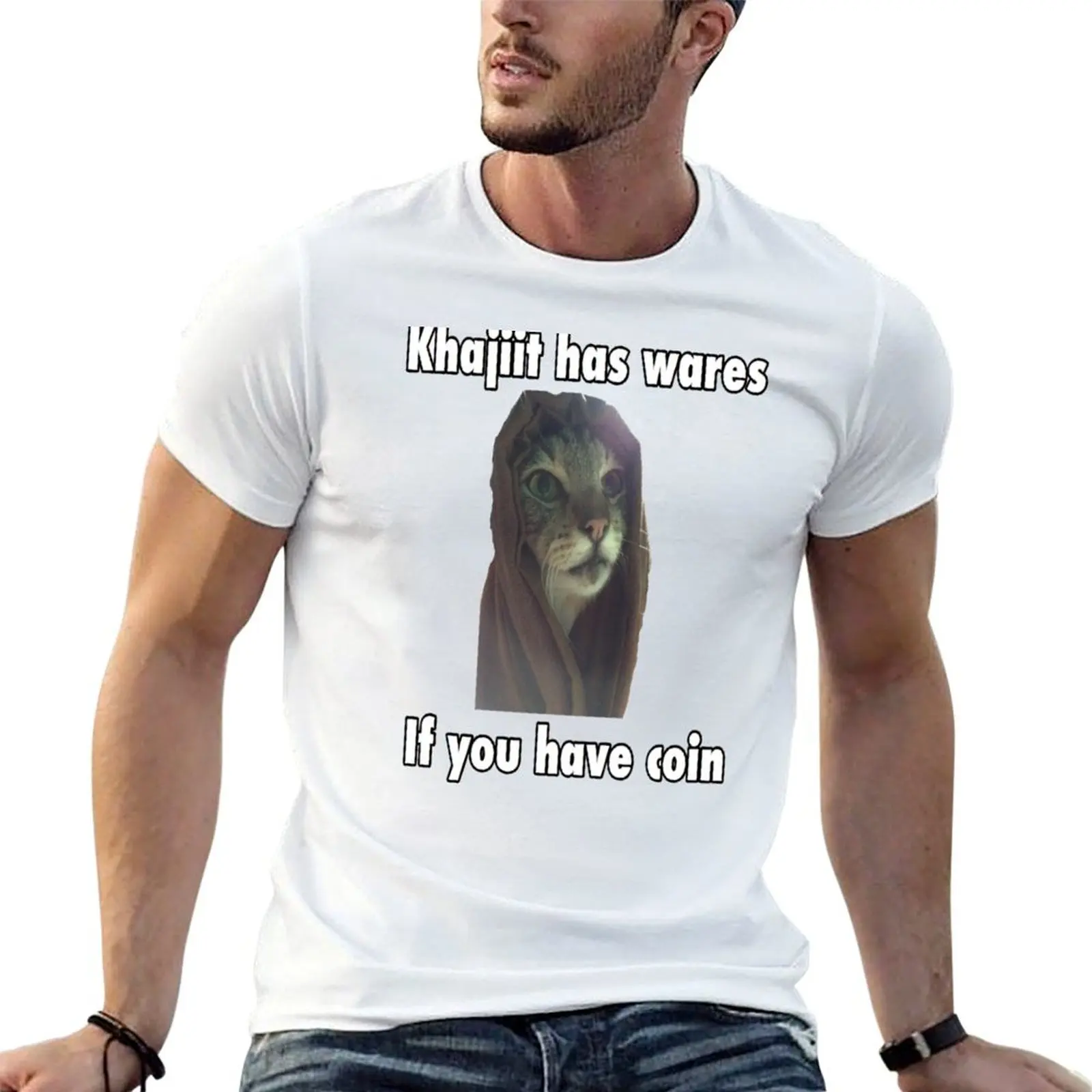 khajiit has wares if you have coin skyrim meme elder scroll T-Shirt man t shirts for men T-Shirt
khajiit has wares if you have coin skyrim meme elder scroll T-Shirt man t shirts for men T-Shirt