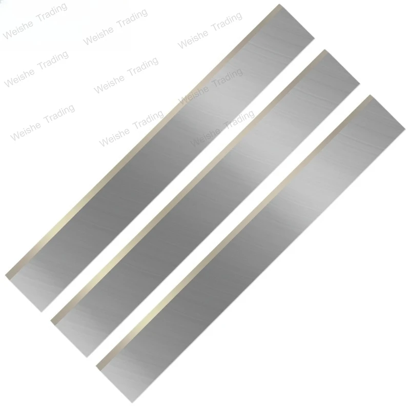 260mm×20mm×3mm Planer Blades Knives for Cutter Head of Electric Planer Jointer Thicknesser Surface Machines Set of 3pcs
260mm×20mm×3mm Planer Blades Knives for Cutter Head of Electric Planer Jointer Thicknesser Surface Machines Set of 3pcs