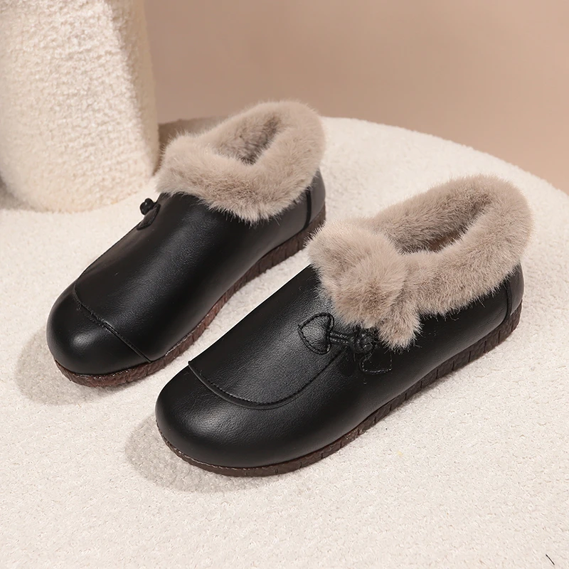 New Woman Waterproof Short Boots Black Snow Boots Shoes for Women Casual Lightweight Winter Warm Soft Leather Elderly Shoes
New Woman Waterproof Short Boots Black Snow Boots Shoes for Women Casual Lightweight Winter Warm Soft Leather Elderly Shoes