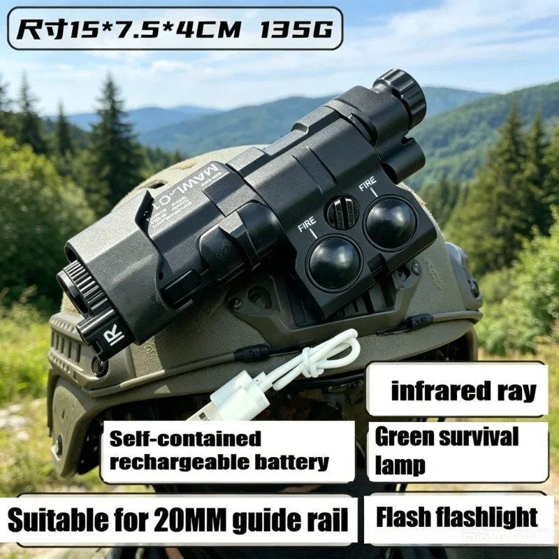 Mixed Material Tactical Lamp Block Matches 20-22mm Rail, Red Ray Flashlight Outdoor Hobby Toy Parts
Mixed Material Tactical Lamp Block Matches 20-22mm Rail, Red Ray Flashlight Outdoor Hobby Toy Parts