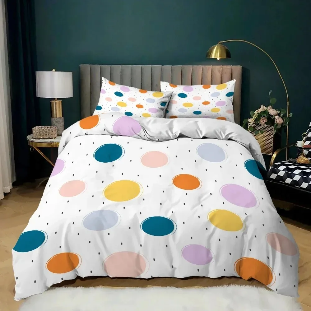 Fashion Colourful Dots Butterflys Duvet Cover Cartoon Pattern Bedding Set Comforter Linen Pillowcases Single Double Queen
Fashion Colourful Dots Butterflys Duvet Cover Cartoon Pattern Bedding Set Comforter Linen Pillowcases Single Double Queen