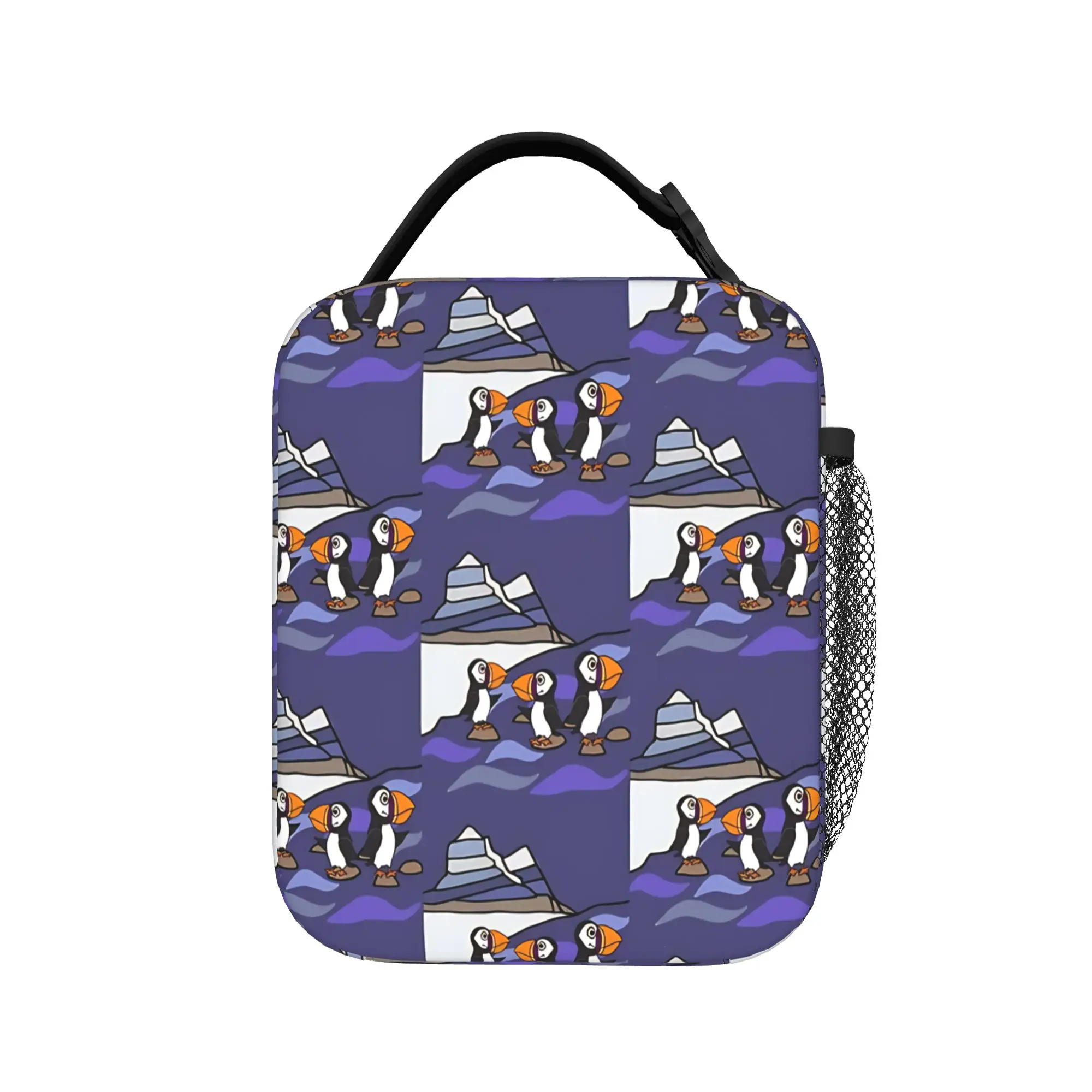 Puffin Rock Birds Lunch Bag For Women Custom School Lunch Box Cute Portable Oxford Cooler Bag
Puffin Rock Birds Lunch Bag For Women Custom School Lunch Box Cute Portable Oxford Cooler Bag