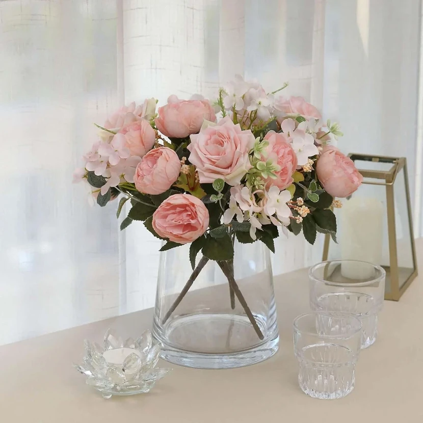 Artificial Flowers Silk Hydrangea Wedding Garden Roses Arch Bridal Bouquets Festival Decorations Vase Party Home Room Fake Peony
Artificial Flowers Silk Hydrangea Wedding Garden Roses Arch Bridal Bouquets Festival Decorations Vase Party Home Room Fake Peony