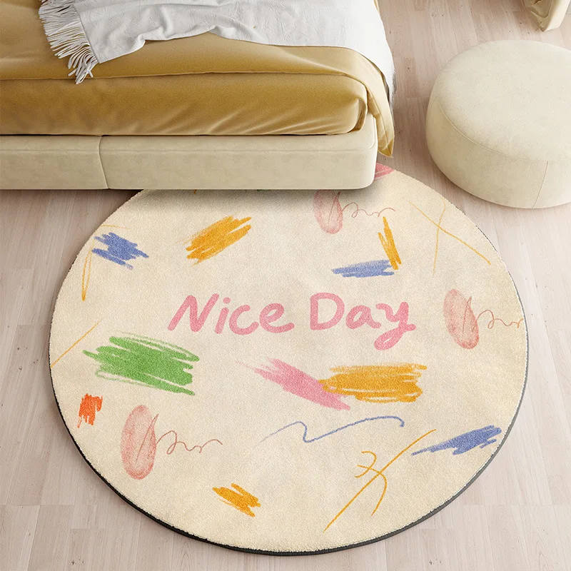 Cute Decorative Cartoon Children Play Area Rug Round Carpets for Living Room Bedroom Bedside Sofa Floor Mat Fluffy Anti-Slip Rug
Cute Decorative Cartoon Children Play Area Rug Round Carpets for Living Room Bedroom Bedside Sofa Floor Mat Fluffy Anti-Slip Rug