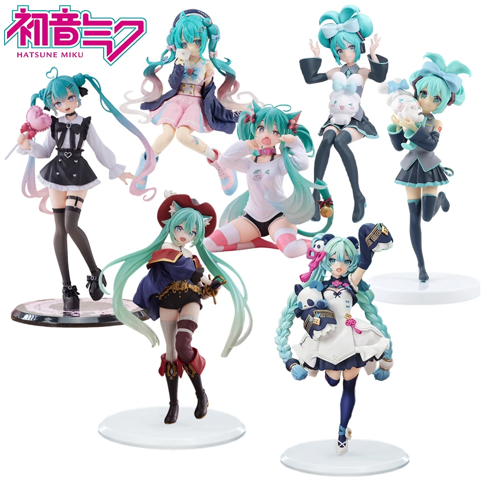 Hot Anime Hatsune Miku X Cinnamoroll Figure Anime Wonderland Miku Puss in Boots Collectible Model Toys Decorations Children Gift
Hot Anime Hatsune Miku X Cinnamoroll Figure Anime Wonderland Miku Puss in Boots Collectible Model Toys Decorations Children Gift