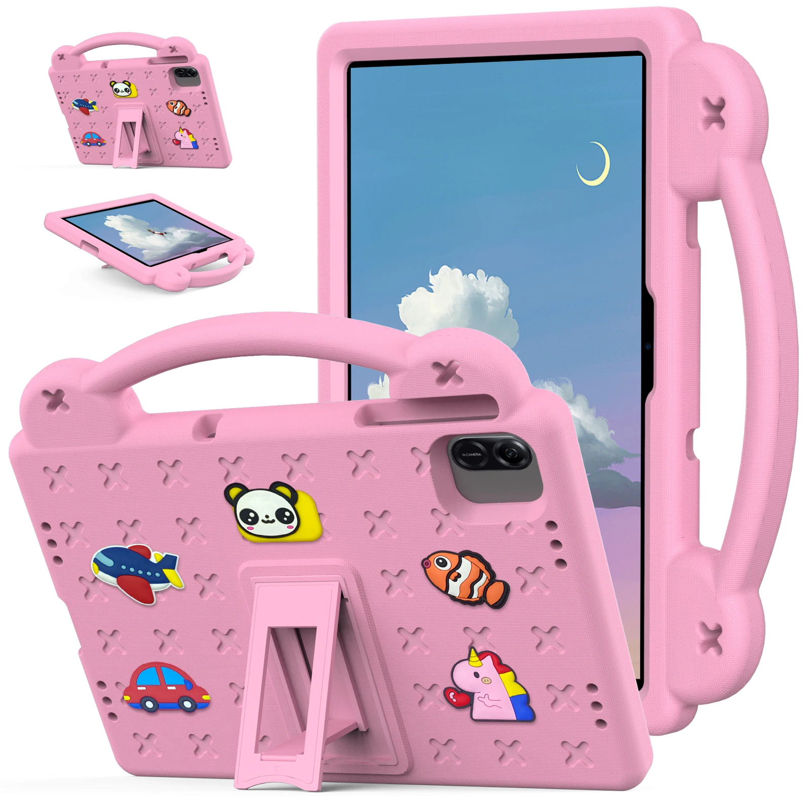 Cute Bear Kids EVA Case Universal For Huawei Honor Pad X8a X9 2024 11" Built-in Kickstand Cover With Portable Holder Shockproof
Cute Bear Kids EVA Case Universal For Huawei Honor Pad X8a X9 2024 11" Built-in Kickstand Cover With Portable Holder Shockproof