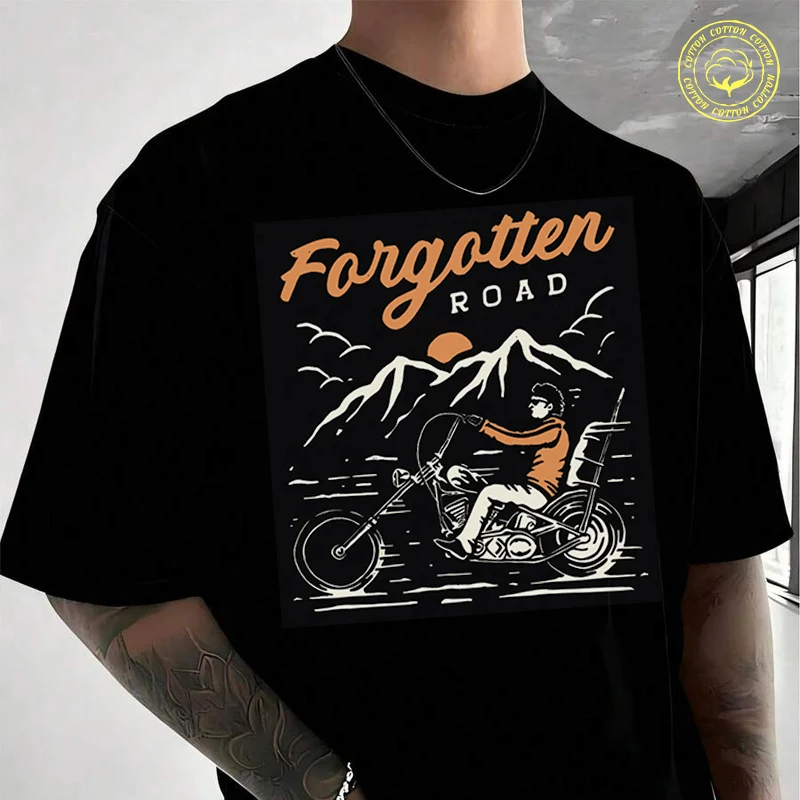 Cross Moto Graphic Printing Men's T Shirt Moto Casual High Quality Cotton Round Neck Short Sleeved T-shirt
Cross Moto Graphic Printing Men's T Shirt Moto Casual High Quality Cotton Round Neck Short Sleeved T-shirt