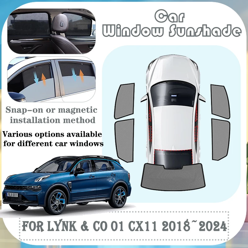 Car Coverage Sunshade For Lynk & Co 01 CX11 2018~2024 Magnetic Window Visor Breathable Sunblocking Curtain Privacy Protection
Car Coverage Sunshade For Lynk & Co 01 CX11 2018~2024 Magnetic Window Visor Breathable Sunblocking Curtain Privacy Protection