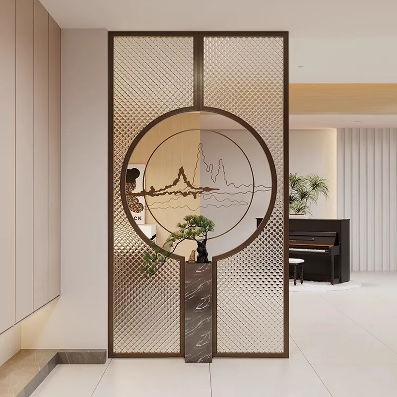 Custom Stainless Steel Glass Screen Partition Living Room Entrance Door Foyer Floral Pattern Hollow Living Room Hotel Metal Gril
Custom Stainless Steel Glass Screen Partition Living Room Entrance Door Foyer Floral Pattern Hollow Living Room Hotel Metal Gril