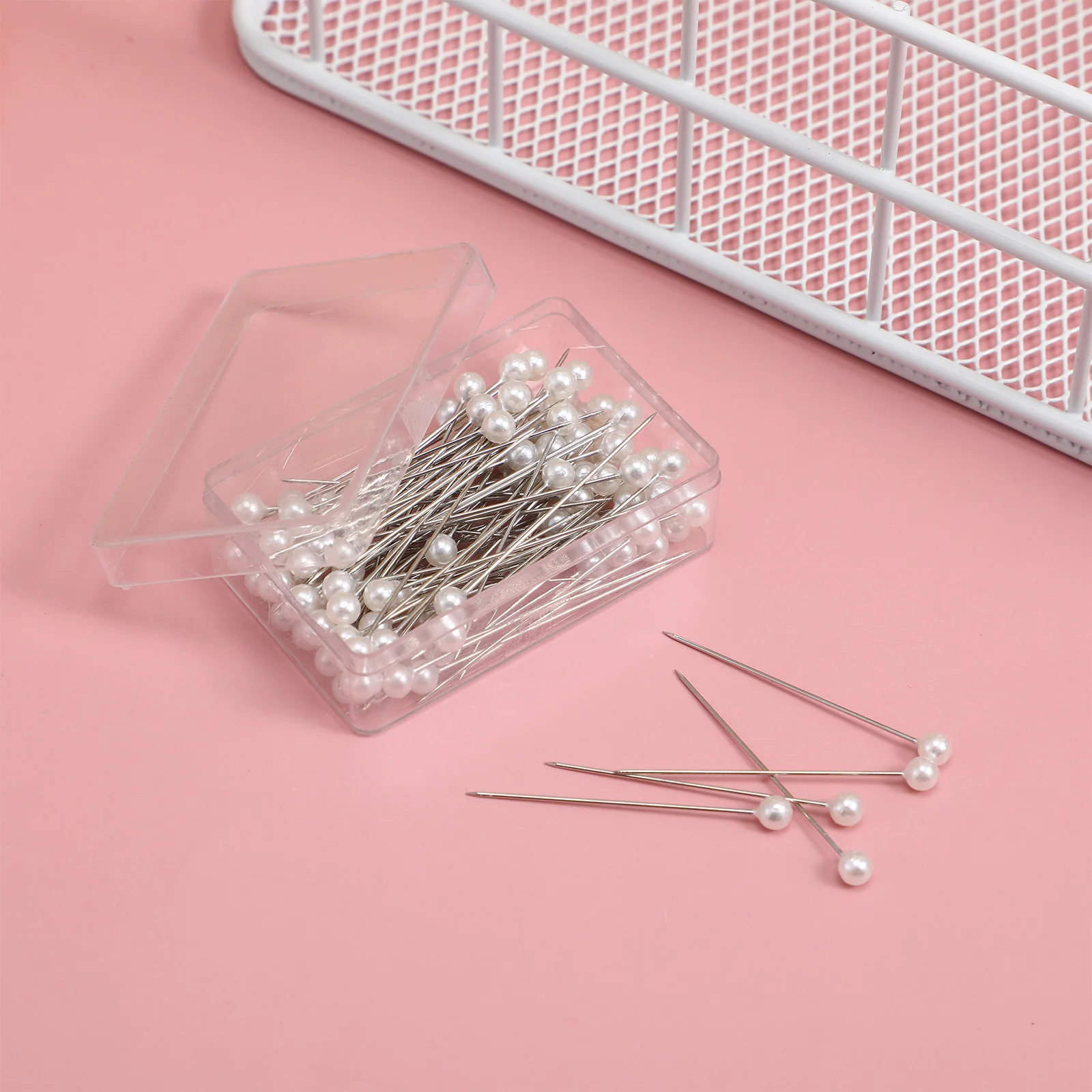 100 Pcs Pearl Head Pins Straight Crafting Quilting Sewing White Head Durable High Temperature Colorful Projects Pin Cushion
100 Pcs Pearl Head Pins Straight Crafting Quilting Sewing White Head Durable High Temperature Colorful Projects Pin Cushion