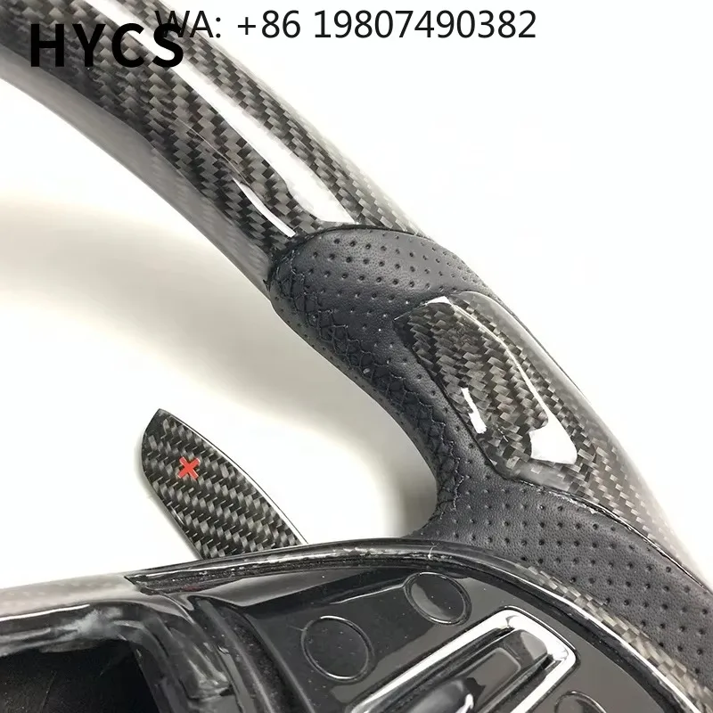 Full Custom Carbon Fiber Steering Wheel, Luxury Sedan Fit, Premium Automotive Interior Upgrade Parts
Full Custom Carbon Fiber Steering Wheel, Luxury Sedan Fit, Premium Automotive Interior Upgrade Parts