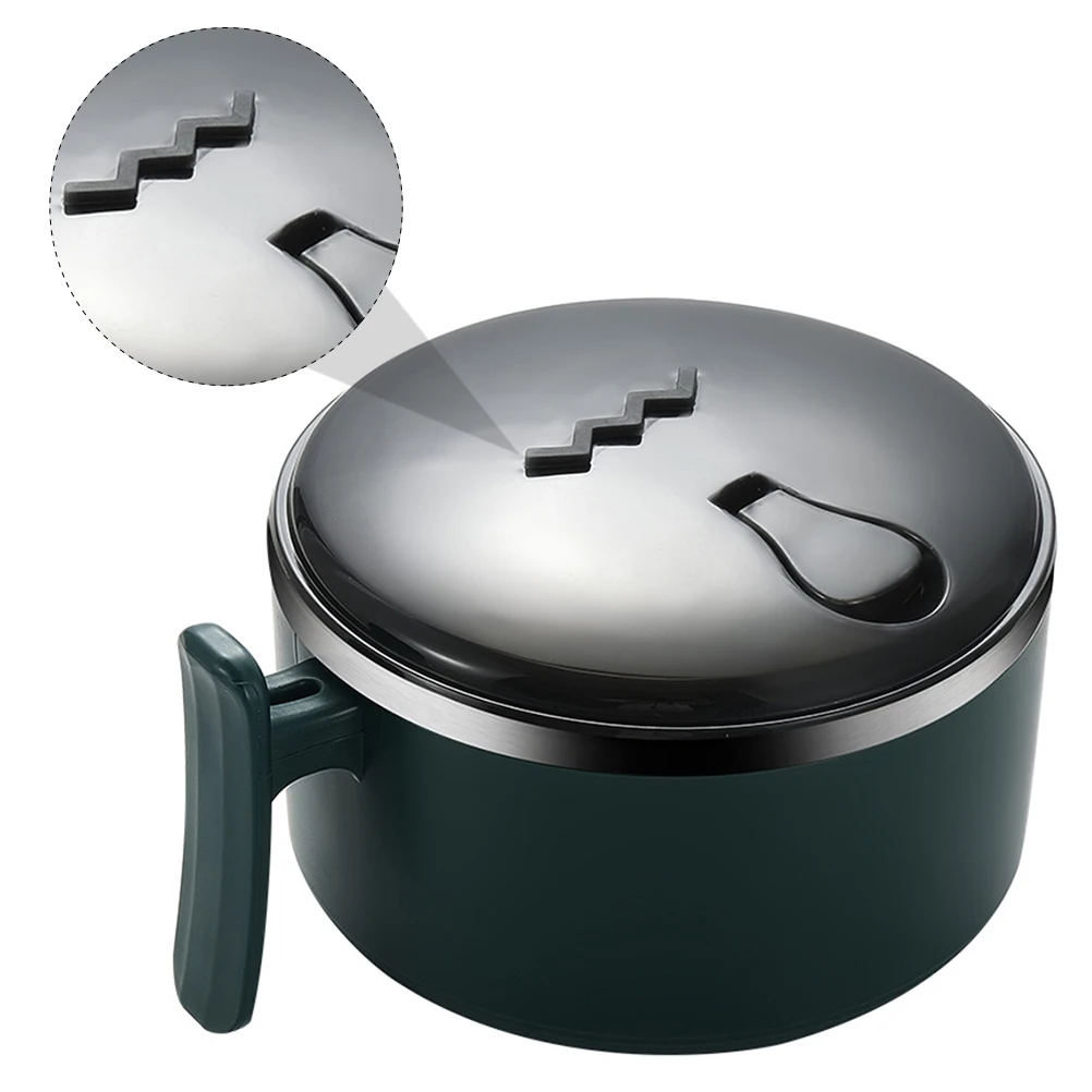 Stainless Steel Instant Noodle Bowl Lightweight Portable Soup Container Lid Ergonomic Handle Dustproof Travel Office
Stainless Steel Instant Noodle Bowl Lightweight Portable Soup Container Lid Ergonomic Handle Dustproof Travel Office