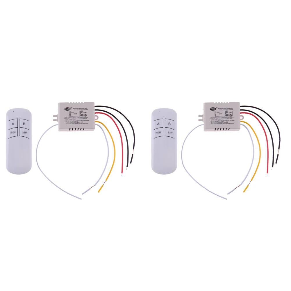 Беспроводной выключатель/переключатель для лампы 220В с дистанционным управлением (2-позиционный), приемник и передатчик
Беспроводной выключатель/переключатель для лампы 220В с дистанционным управлением (2-позиционный), приемник и передатчик