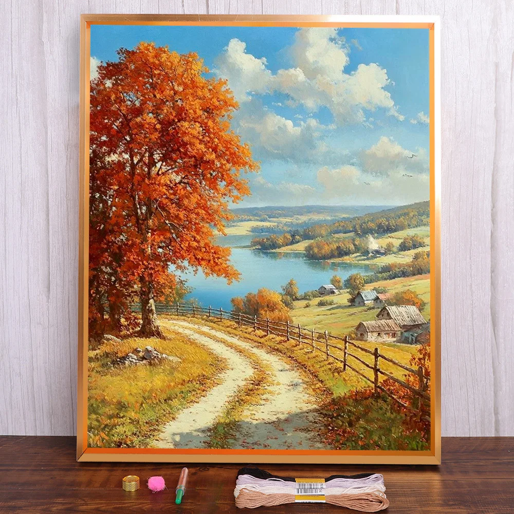 Landscape House By Tree Cross Stitch Full Kit Embroidery Sewing Handmade Needlework Handicraft For Adults Magic Promotions
Landscape House By Tree Cross Stitch Full Kit Embroidery Sewing Handmade Needlework Handicraft For Adults Magic Promotions