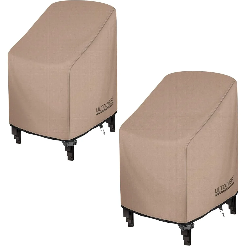 ULTCOVER Stackable Patio Chair Cover – Waterproof Outdoor Stack of Chairs Cover 2 Pack Fits Up to 26W x 34D x 45H inches
ULTCOVER Stackable Patio Chair Cover – Waterproof Outdoor Stack of Chairs Cover 2 Pack Fits Up to 26W x 34D x 45H inches