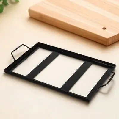 Salt Plate Rack Black Iron Enamel Design Sturdy High Temperature Resistance for Bbq Roasting Grill Cooking Multi Scene Use
Salt Plate Rack Black Iron Enamel Design Sturdy High Temperature Resistance for Bbq Roasting Grill Cooking Multi Scene Use