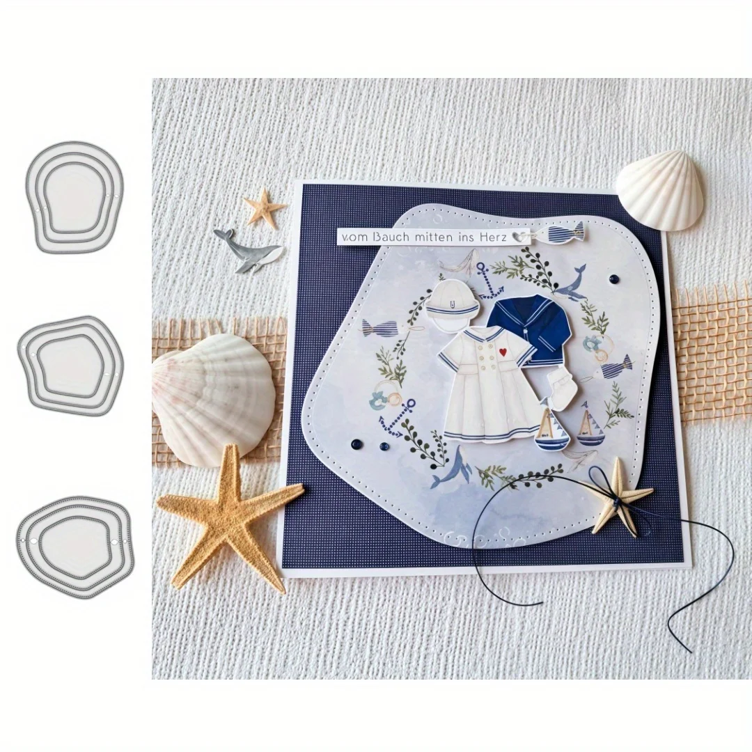 New 3 Different Sizes of Organic Graphics Set Metal Cutting Dies, Suitable for Album Backgrounds, Card Making Crafts Decoration
New 3 Different Sizes of Organic Graphics Set Metal Cutting Dies, Suitable for Album Backgrounds, Card Making Crafts Decoration