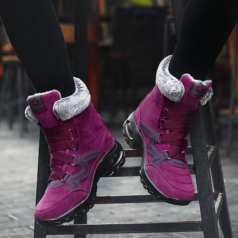 Winter Snow Boots Women Shoes High Top Outdoor Warm Soft Plush Hiking Shoes Women Anti-slip Thick-soled Thick-soled Women Shoes
Winter Snow Boots Women Shoes High Top Outdoor Warm Soft Plush Hiking Shoes Women Anti-slip Thick-soled Thick-soled Women Shoes
