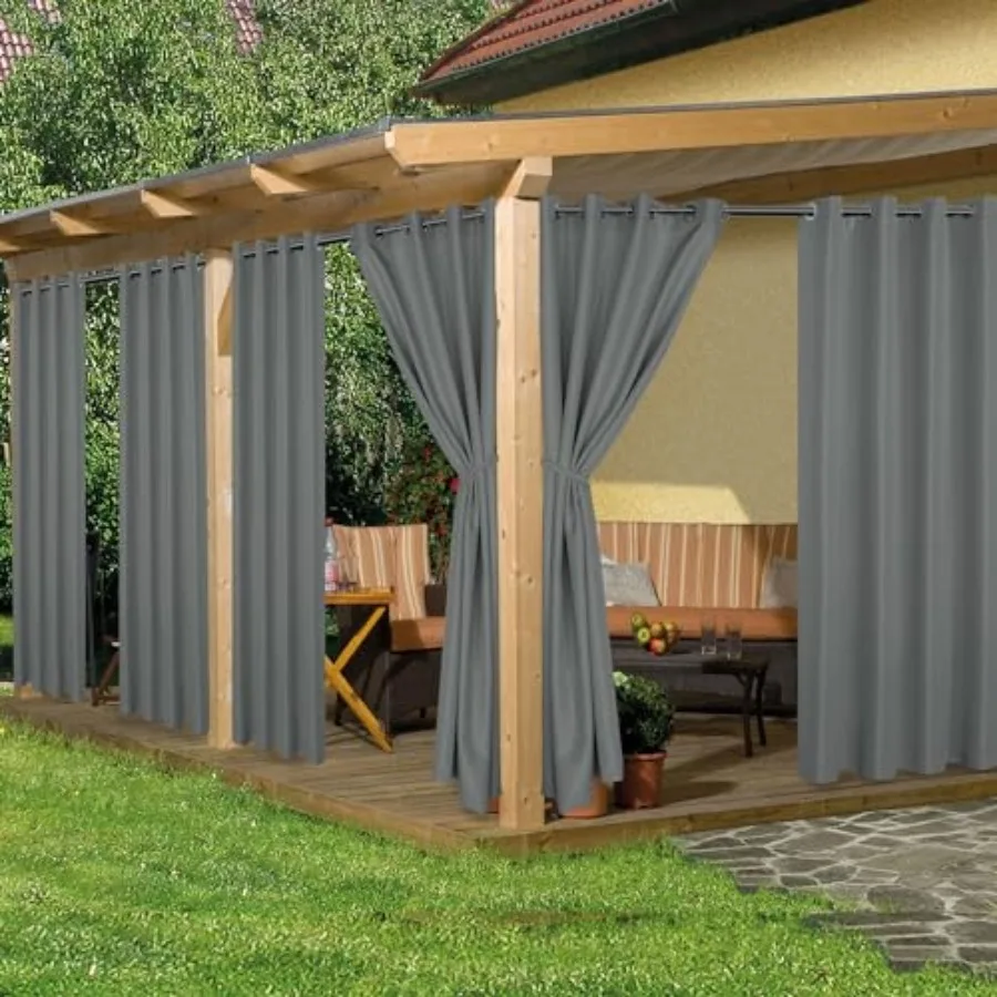 Outdoor Curtains for Patio Waterproof, 6 Panels - 54x84 Inch - Weatherproof Privacy Outsides Curtains for Cabana Porch Pergola,
Outdoor Curtains for Patio Waterproof, 6 Panels - 54x84 Inch - Weatherproof Privacy Outsides Curtains for Cabana Porch Pergola,