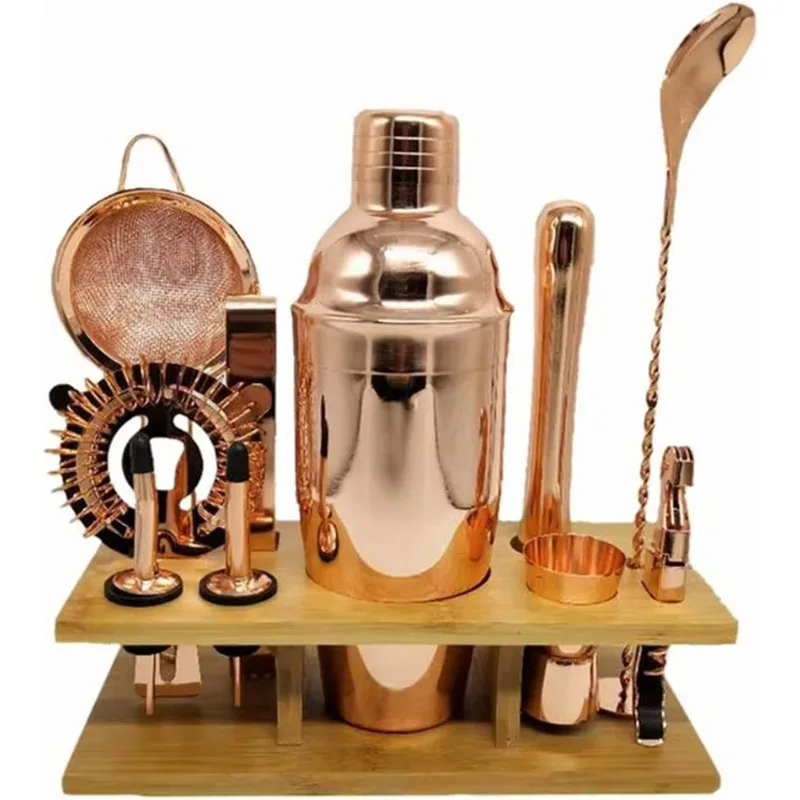 【Best-selling】Cocktail Shaker Set Barware Kit With Square Wooden Rack Tool
【Best-selling】Cocktail Shaker Set Barware Kit With Square Wooden Rack Tool