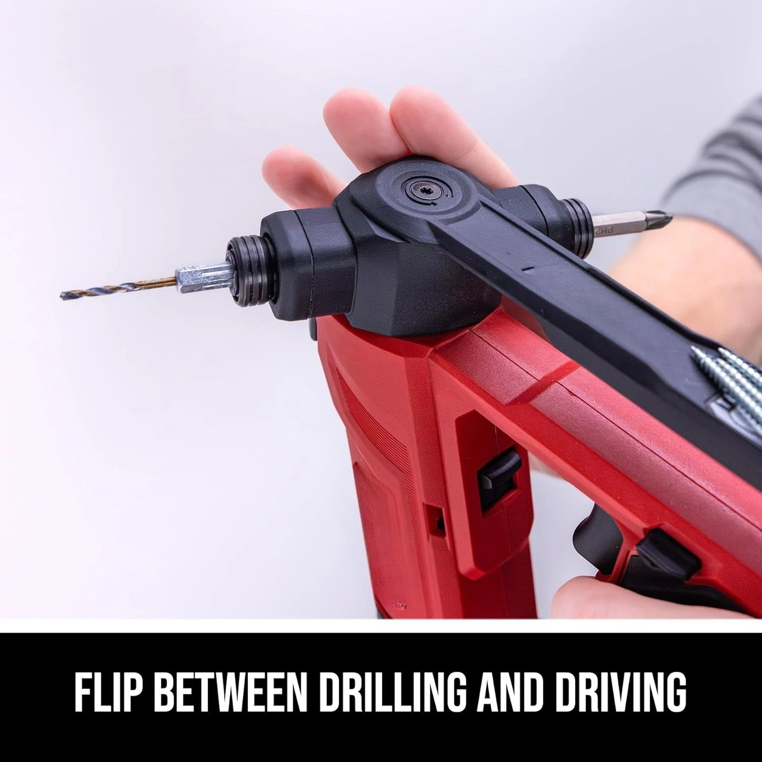 Compact Brushless Flip Drill Driver with Double Collect Flip Head, Torque Settings & Magnetic On-board Storage,New Popularity
Compact Brushless Flip Drill Driver with Double Collect Flip Head, Torque Settings & Magnetic On-board Storage,New Popularity