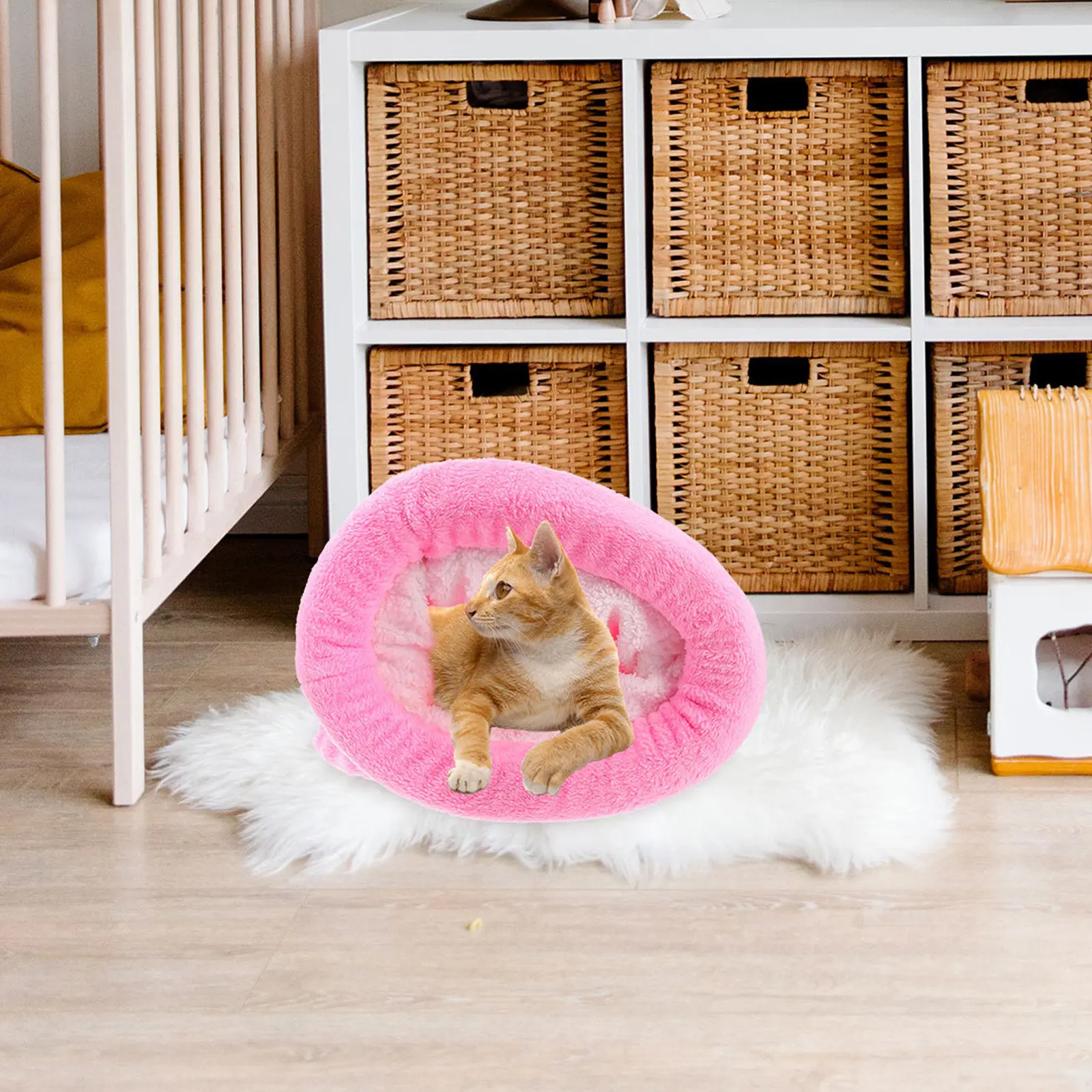 1Pcs Warm Cat Nest Multi-Functional Sleeping Bed for Cats Play Rest Relax Indoor Floor Couch Pet Bed Comfortable Household Cat
1Pcs Warm Cat Nest Multi-Functional Sleeping Bed for Cats Play Rest Relax Indoor Floor Couch Pet Bed Comfortable Household Cat