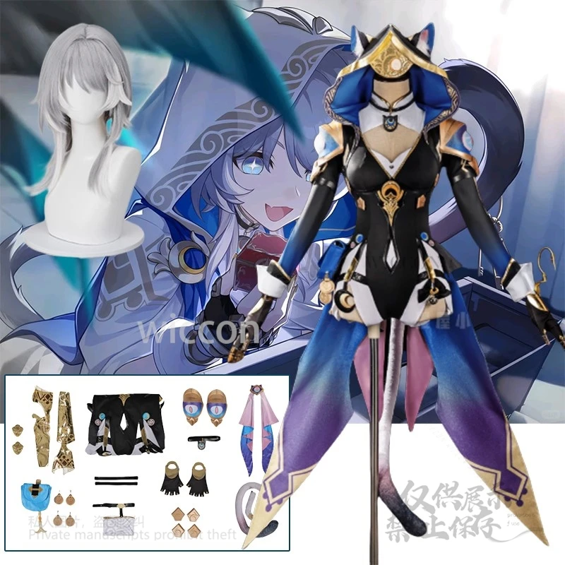 Anime Game Honkai Star Rail Cosplay Cipher Cosplay Costume Uniform Outfits Hat Props Wigs Women Girl Halloween Party Customized
Anime Game Honkai Star Rail Cosplay Cipher Cosplay Costume Uniform Outfits Hat Props Wigs Women Girl Halloween Party Customized