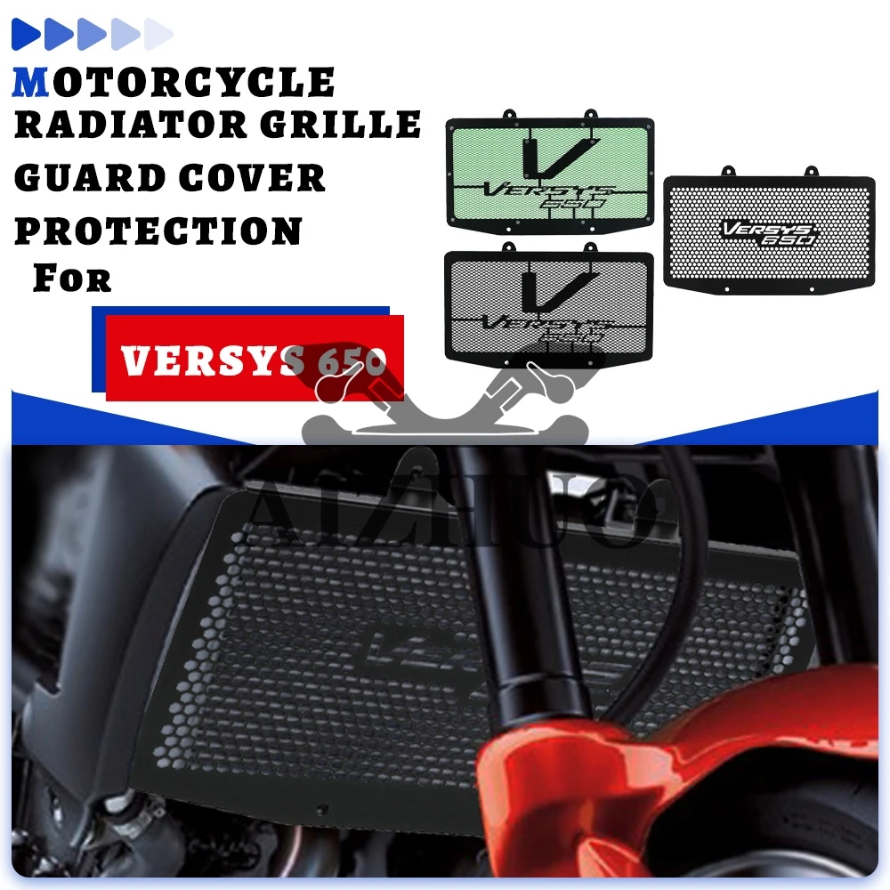 For Kawasaki Versys 650 KLE 650 Versys650 KLE650 ABS 2006 2007 2008 2009 Motorcycle Radiator Grille Guard Protector Grill Cover 
For Kawasaki Versys 650 KLE 650 Versys650 KLE650 ABS 2006 2007 2008 2009 Motorcycle Radiator Grille Guard Protector Grill Cover
