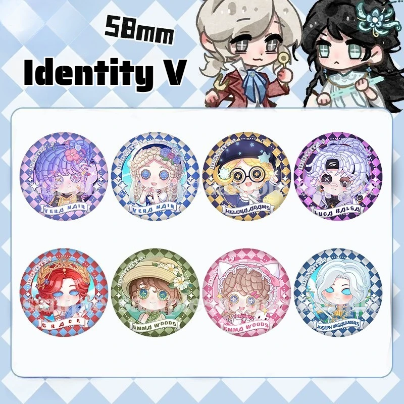 58MM Identity V Game Badge Adventure Thriller Horror Cartoon Figure Brooch Pin Costume Cosplay Clothing Backpack Decoration Gift
58MM Identity V Game Badge Adventure Thriller Horror Cartoon Figure Brooch Pin Costume Cosplay Clothing Backpack Decoration Gift
