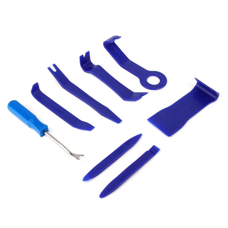 8Pcs 6in Universal Car Interior Trim Pry Tools Set Auto Door Panel Audio GPS Navigation Disassembly Removal Repair Tool Kit
8Pcs 6in Universal Car Interior Trim Pry Tools Set Auto Door Panel Audio GPS Navigation Disassembly Removal Repair Tool Kit