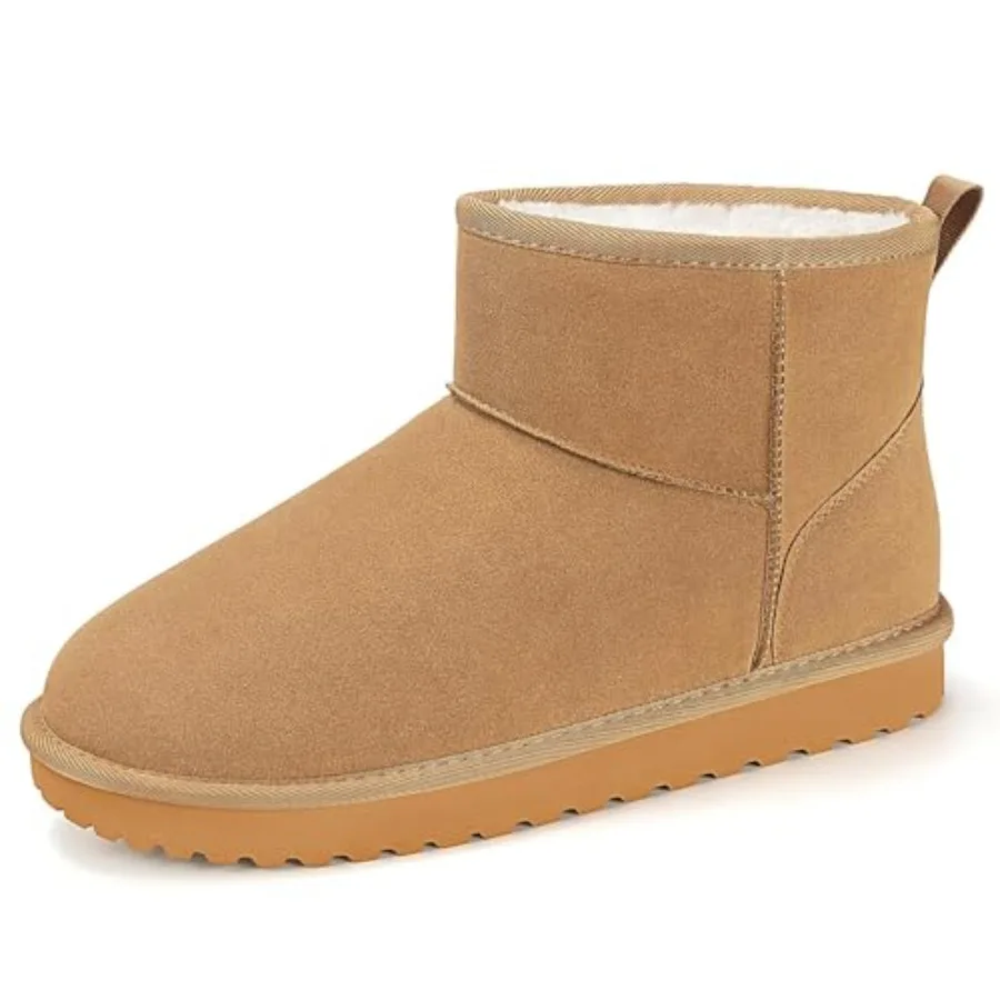 Mishansha Men's Snow Boots Slip On Suede Winter Warm Boot
Mishansha Men's Snow Boots Slip On Suede Winter Warm Boot