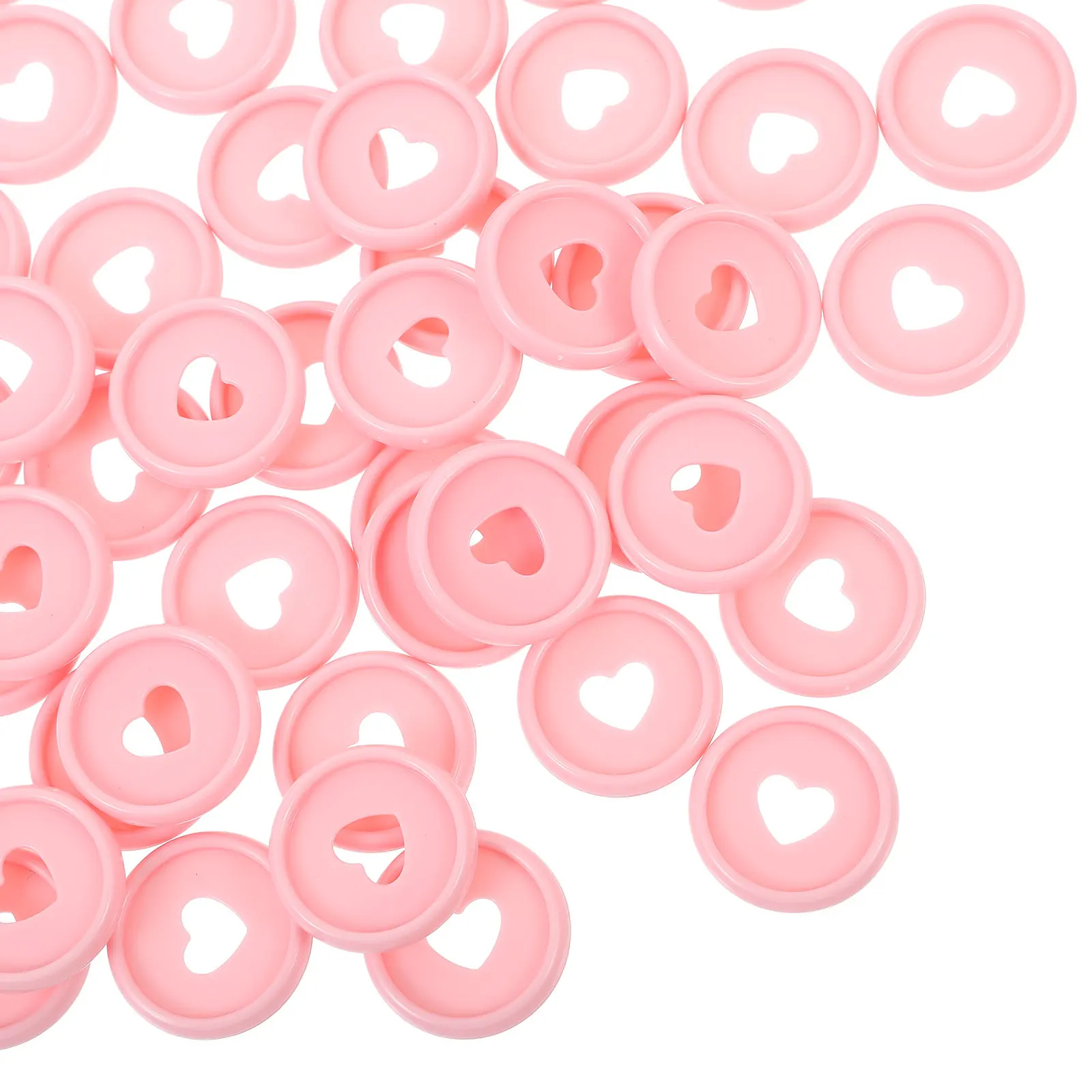 50pcs Heart Shaped Mushroom Hole Binding Buckles 24mm Pink Discbound Planner Supplies Notebook Binders Loose Leaf Discs
50pcs Heart Shaped Mushroom Hole Binding Buckles 24mm Pink Discbound Planner Supplies Notebook Binders Loose Leaf Discs